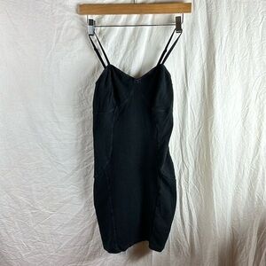 Free People Intimately Body Con Stretchy Black Mini Dress